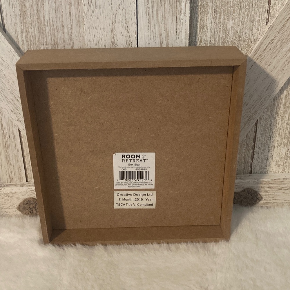 Rustic Love and Coffee Tabletop Sign - Picture 2 of 5